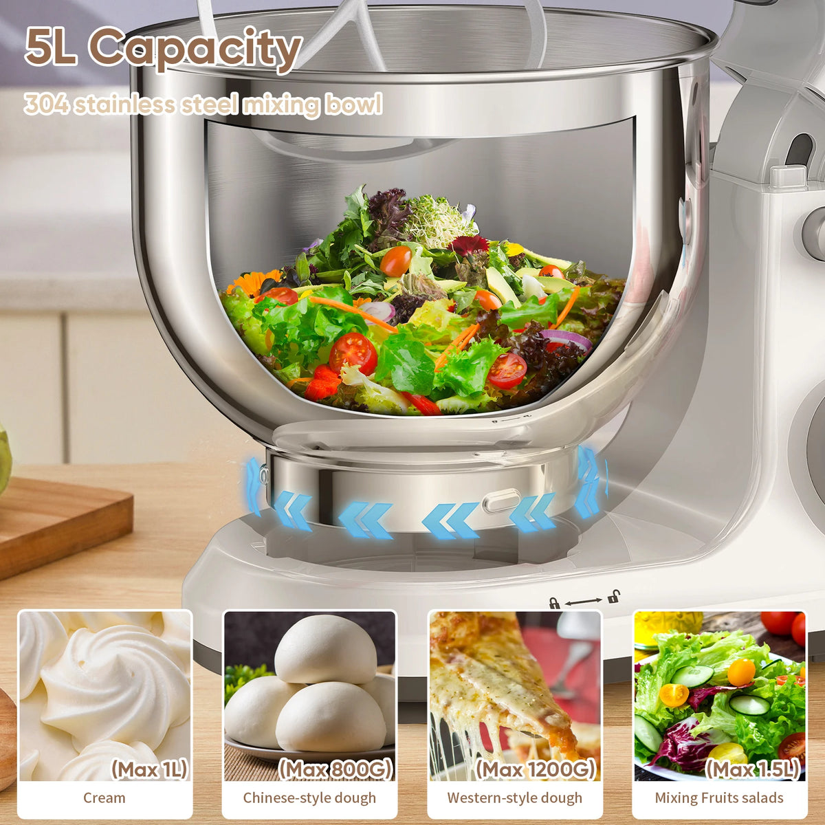 Pro-Series Silent Digital Stand Mixer