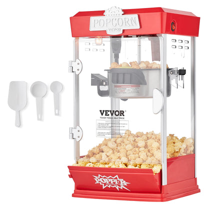 SucceBuy 4Oz Popcorn Maker Commercial Popcorn Machine Countertop Popcorn Maker Includes Tabletop Popcorn Maker 1.5 Gal per Batch