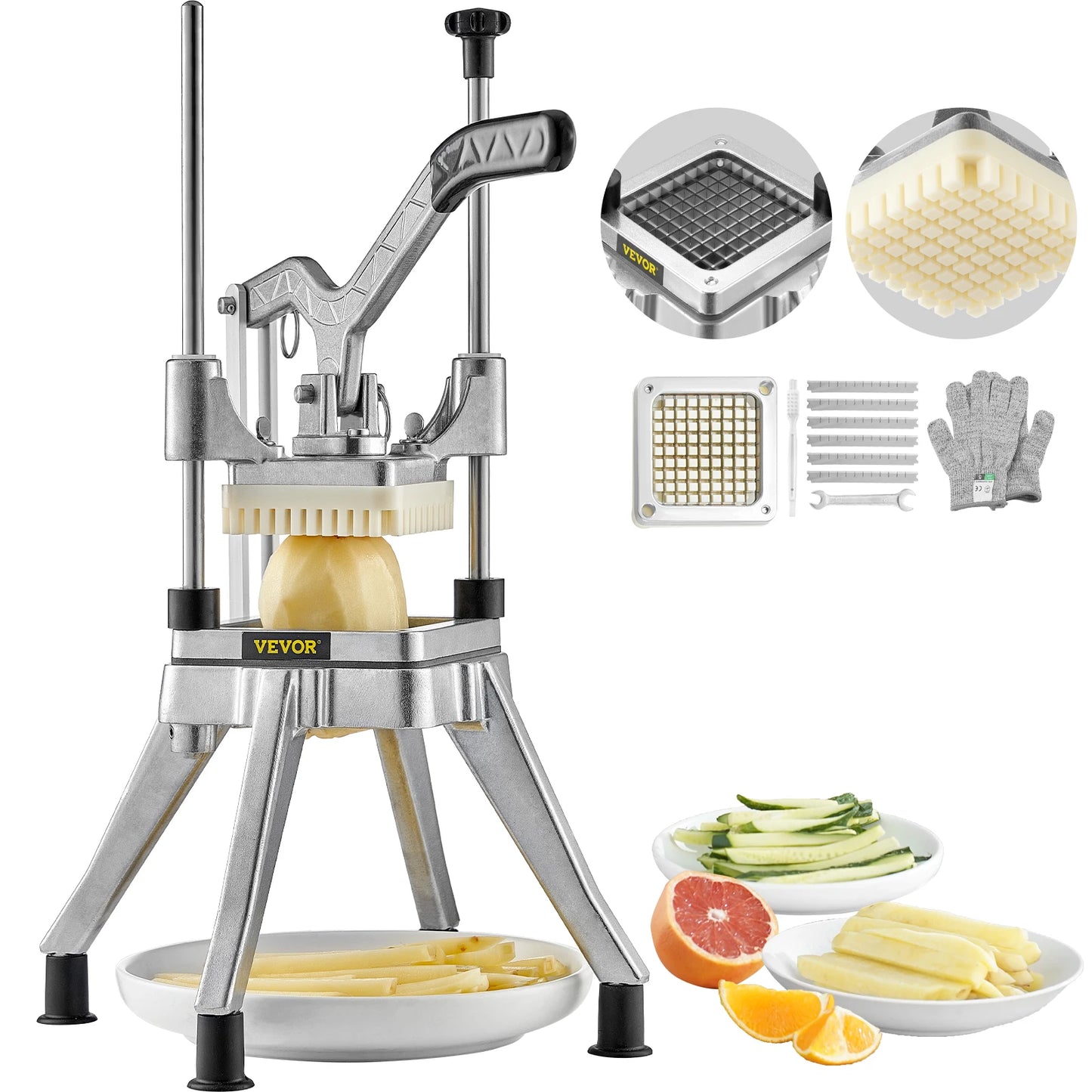 Commercial Heavy-Duty Stainless Steel Dicer