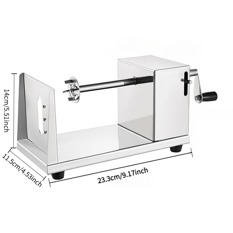 Stainless Steel Tornado Fry Cutter