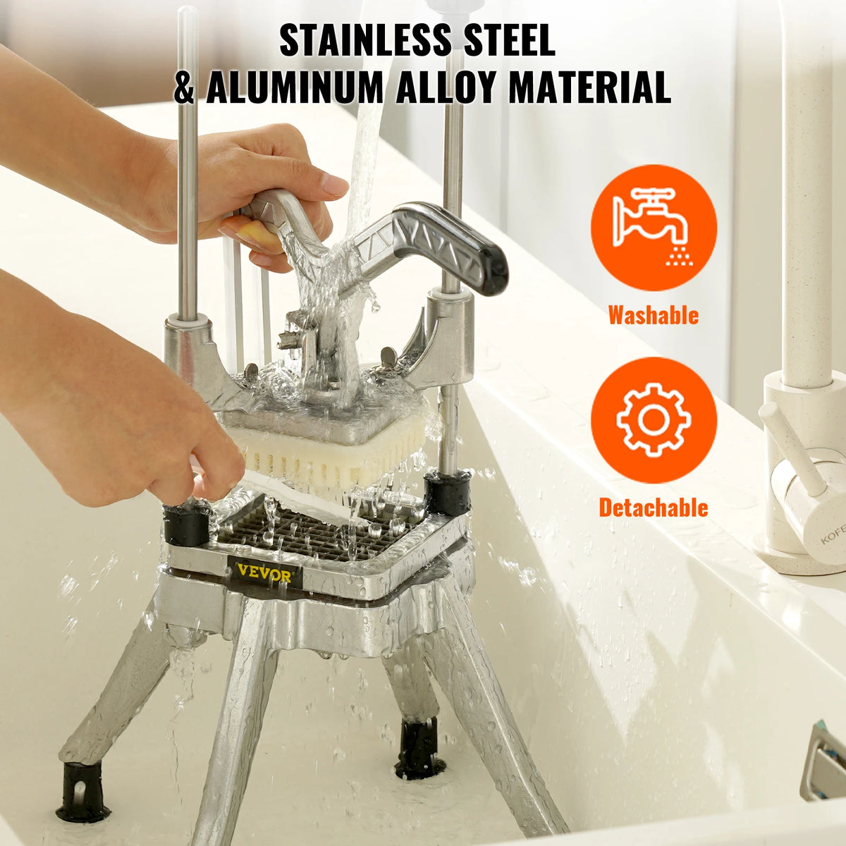 Commercial Heavy-Duty Stainless Steel Dicer