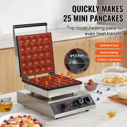 Commercial 25-Piece Mini Pancake Station