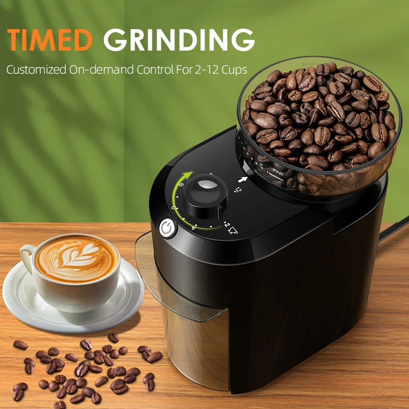 Precision Conical Burr Coffee Grinder